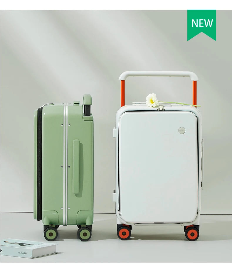 Mixi New Design Wide Handle Suitcase UniSex Carry-On Luggage
