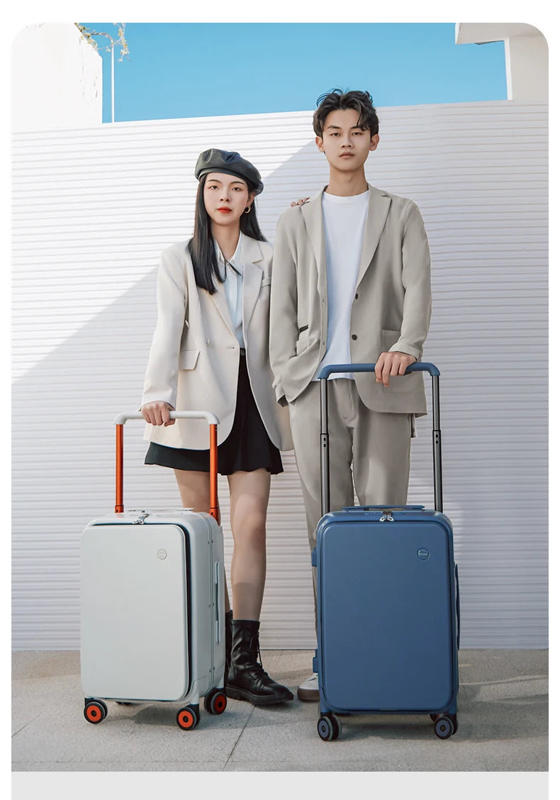 Mixi New Design Wide Handle Suitcase UniSex Carry-On Luggage