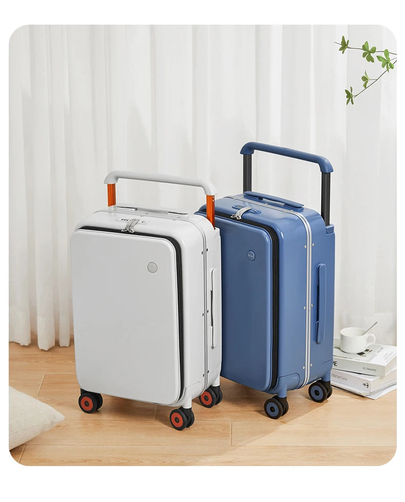 Mixi New Design Wide Handle Suitcase UniSex Carry-On Luggage