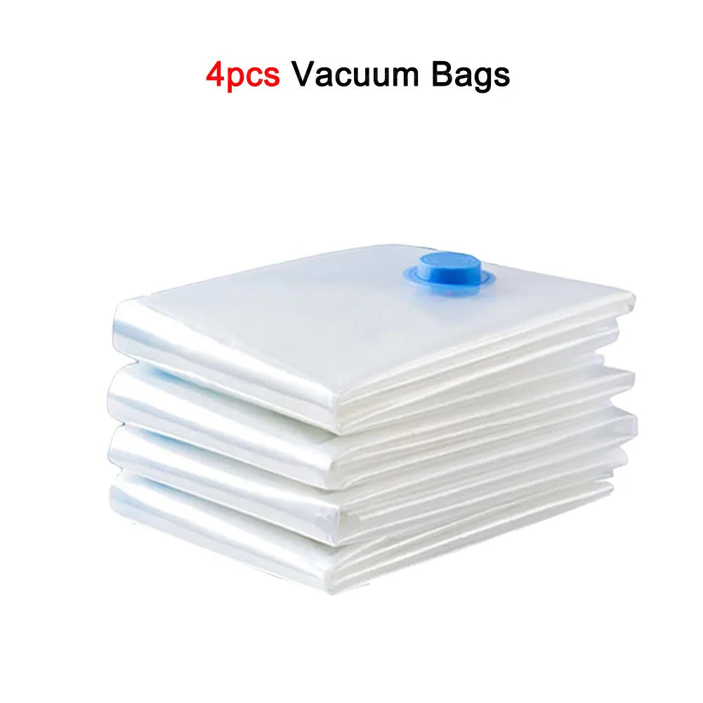 Vacuum Storage Bags Space Saver Bags Compression for Comforters and Blankets