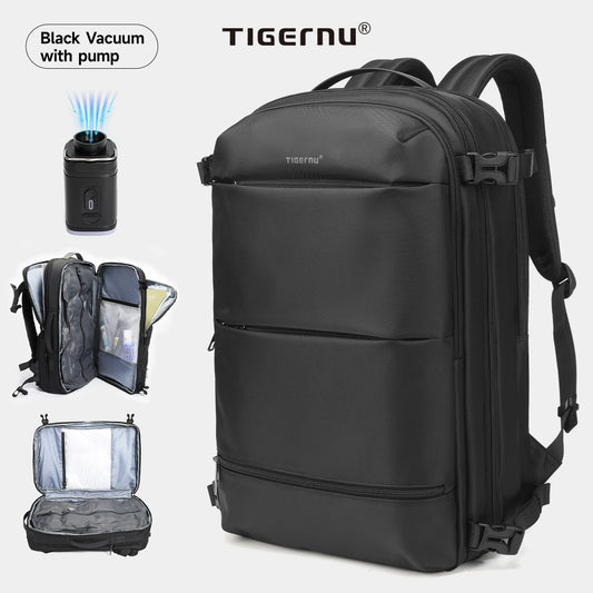 Tigernu Vacuum Compression Backpacks Men Travel Backpack